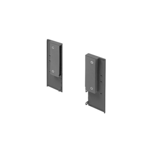 З'єднувач внутрішнього фасаду зі склом GTV Axis Pro GLASS B середній H116, графіт - 16463