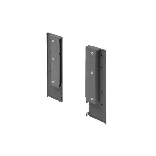 З'єднувач внутрішнього фасаду зі склом GTV Axis Pro GLASS C1 високий H167, графіт - 16464