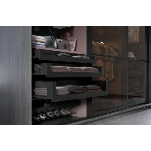 Скляна панель GTV Axis Pro GLASS C2 для передньої панелі, чорна, H139 L1200 - 16458