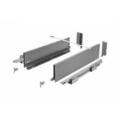 Axis Pro Push to Open, графітовий ящик, середній, L-450мм, H-120мм - PB-AXISPRO-P2O-KPL450B