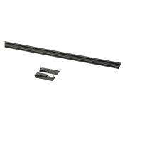 Передня панель GTV Axis Pro GLASS A2 для внутрішньої скриньки, +2 кріп, чорний, низький H84 L1200