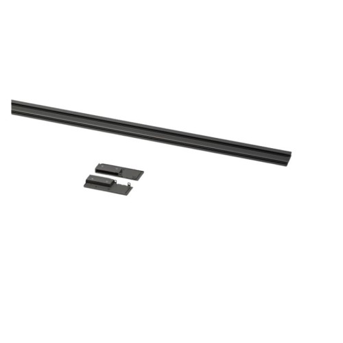 Передня панель GTV Axis Pro GLASS A2 для внутрішньої скриньки, +2 кріп, чорний, низький H84 L1200 - 16451