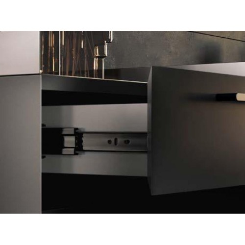 Комплект направляючих GTV Versalite Plus+ з доводчиком, чорний, L-350 мм - 14766