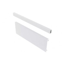 Axis Pro білий, передня панель з рейлінгом, середня скринька, 1200мм