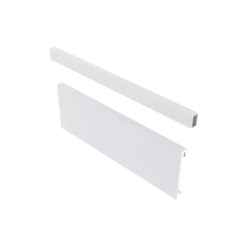 Axis Pro білий, передня панель з рейлінгом, середня скринька, 1200мм - PB-AXISPRO-PANELWEW-95R-1