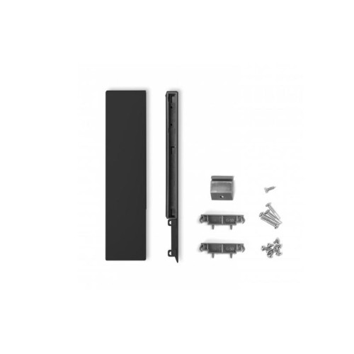 З'єднувач внутрішнього фасаду зі склом GTV Axis Pro GLASS C2, високий H167, чорний - 16466