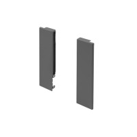 З'єднувач внутрішнього фасаду зі склом GTV Axis Pro GLASS C1 високий H167, графіт