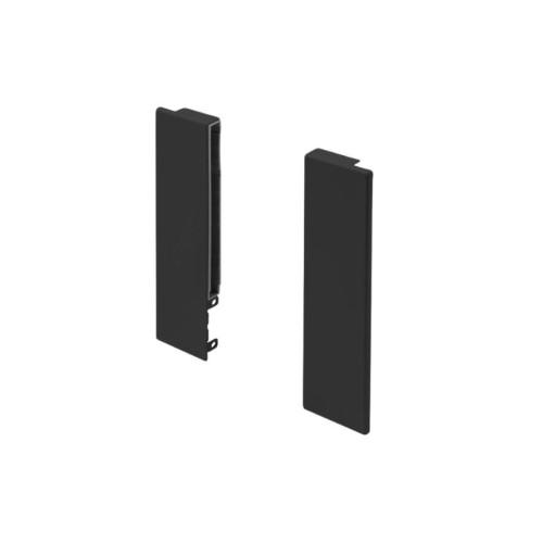 З'єднувач внутрішнього фасаду зі склом GTV Axis Pro GLASS C2, високий H167, чорний - 16466