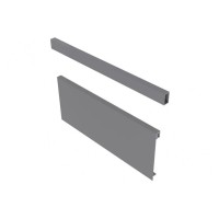 Axis Pro графіт, передня панель з рейлінгом, середня скринька, 1200мм