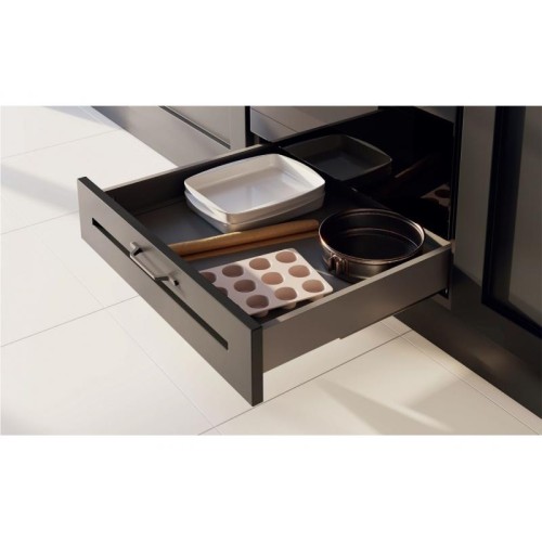 Axis Pro графіт, панель під духовку, 450мм x 69мм - PB-AXISPRO-KPL69-450-60