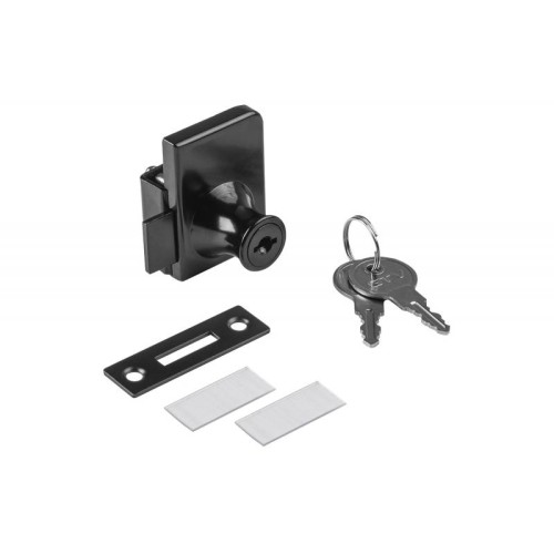 Замок для стекла на 2 двери SZ-409 GTV черный - 14724