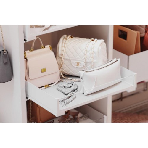 Внутрішній ящик з декором MAXIMA PURO Білий матовий KB=900 H=80 L-480 - WE35.0004.01.331