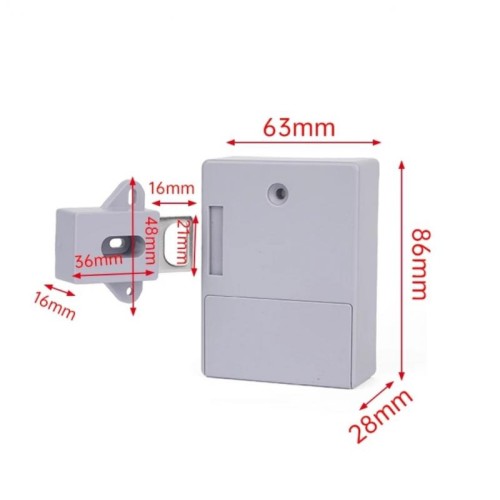 Електронний прихований замок Smart Sensor, сірий (без батарейок) - 15432