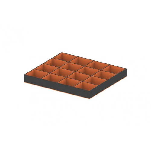 Гардеробний органайзер для ящиків MAXIMA PURO Помаранчевий/Чорний A2 (520x460x58) - TE36.9001.46.BN4