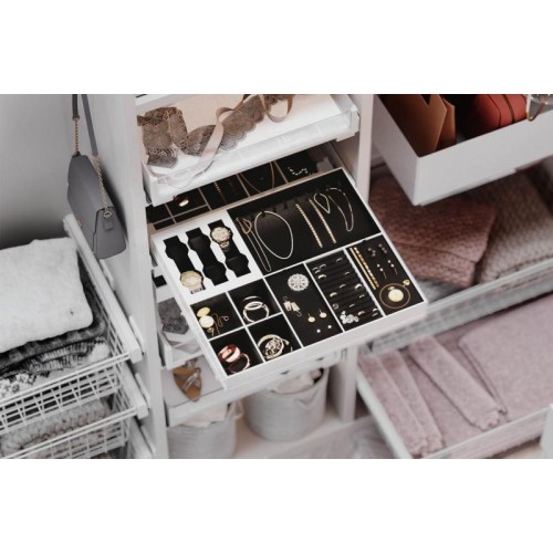 Гардеробний органайзер для ящиків MAXIMA PURO Білий/Чорний A1 (520x460x58) - TE36.9000.46.BN5