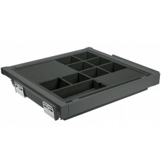 Організатор GTV Elite з доводчиком повного висування, антрацит, 800 мм