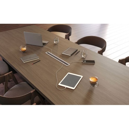 Пропуск для кабелю GTV Merida без кришки 51x450 Алюміній - LB-51X450-05