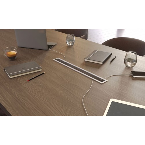 Пропуск для кабелю GTV Merida без кришки 51x450 Алюміній - LB-51X450-05