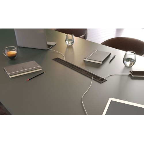 Пропуск для кабеля GTV Merida без крышки 51x450 Черный - LB-51X450-20