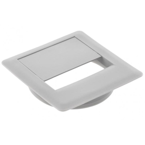 Заглушка квадратна під дроти FI-80 сіра - PM-PLKW80-18