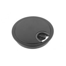 Заглушка офісна металева FI-80, чорна