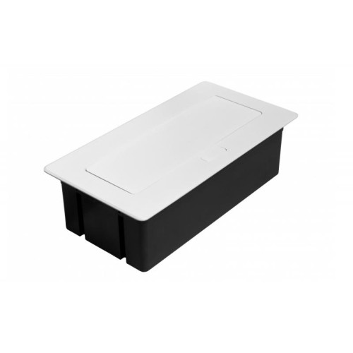 Вбудований подовжувач GTV MultiSoft 2xSchuko + USB A+C + HDMI + RJ45, білий, з кабелем 1,5 м - AE-PBSURH2GS-10