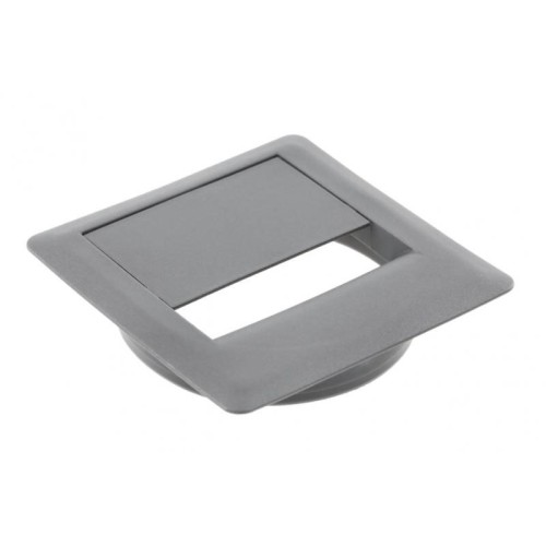 Заглушка квадратная под провода FI-80 графит - PM-PLKW80-60
