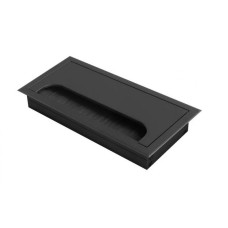 Пропуск для кабелю Rejs DOCKER чорний 80x160 мм, алюміній