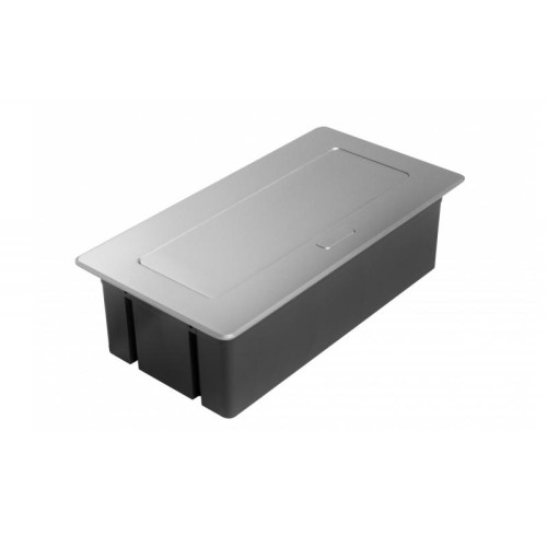 Вбудований подовжувач GTV MultiSoft 2xSchuko + USB A+C + HDMI + RJ45, алюміній, кабель 1,5 м - AE-PBSURH2GS-53