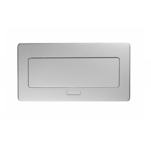 Вбудований подовжувач GTV MultiSoft 2xSchuko + USB A+C + HDMI + RJ45, алюміній, кабель 1,5 м - AE-PBSURH2GS-53