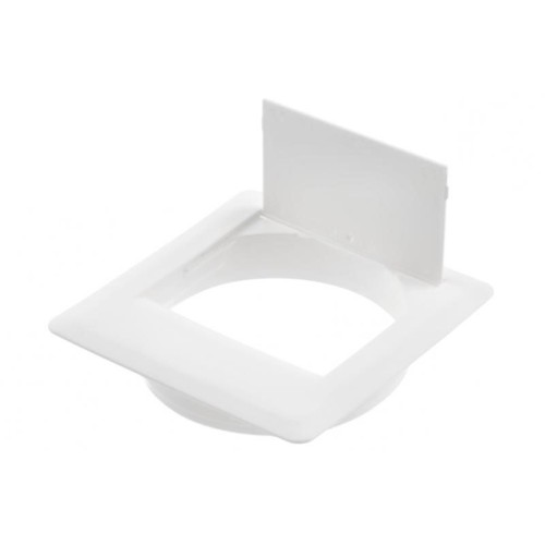 Заглушка квадратна під дроти FI-80 біла - PM-PLKW80-10