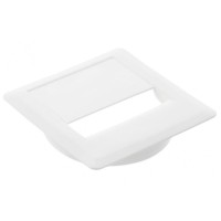 Заглушка квадратна під дроти FI-80 біла