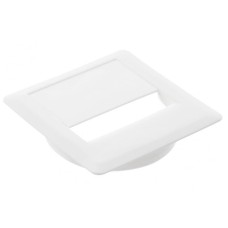 Заглушка квадратна під дроти FI-80 біла