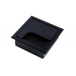 Пропуск для кабелю Rejs DOCKER чорний 80x80 мм, алюміній