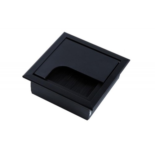 Пропуск для кабелю Rejs DOCKER чорний 80x80 мм, алюміній - 4490 грн