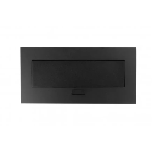 Вбудований блок розеток GTV (2xSCHUKO + USB A+C), чорний, без кабелю - AE-PBU02GS-20N