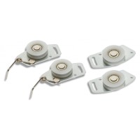 Комплект роликів для розсувних дверей GTV MITO PLUS, навантаження до 50 кг