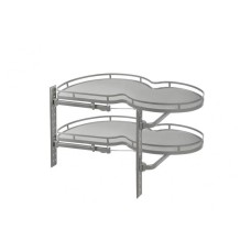 Висувний кошик з рамою GTV MovixPro 1000мм (графіт) Ліва