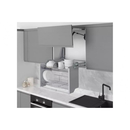 Сушка для посуду Starax висувна на механізмі, хромована, L-900мм - 13120.