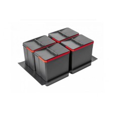 Сегрегатор AxiSpace 800мм, 4 емкости, (4х15л) графит