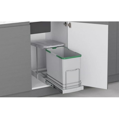 Ведро для мусора STARAX на телескопических направляющих , 24л - 10528