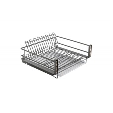 Сушка для посуду GTV MOVIX однорівнева висувна антрацит 700мм