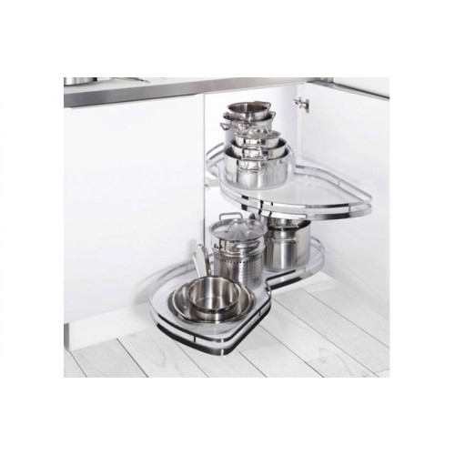 Висувний кошик з рамою GTV MovixPro 900мм (хром) Ліва - MVM-900PL-CROMO