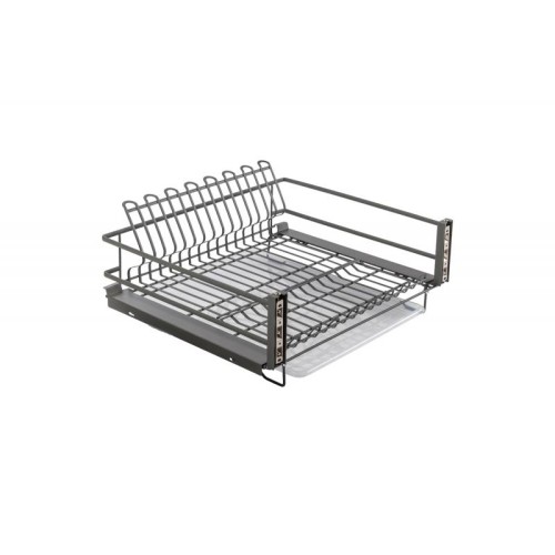 Сушка для посуду GTV MOVIX висувна однорівнева антрацит 600мм - OC-SZD600-60