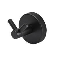 Меблевий подвійний гачок HK-2 BLK, чорний, 40 мм