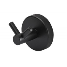 Меблевий подвійний гачок HK-2 BLK, чорний, 40 мм