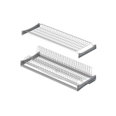 Сушка для посуду Starax S-5161-CР, з рамою, хром, 600 мм