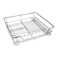 Сушка для посуду висувна GIFF з доводчиком L-600 мм, хром