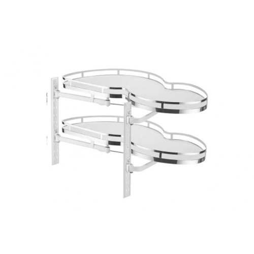 Висувний кошик з рамою GTV MovixPro 900мм (хром) Ліва - MVM-900PL-CROMO