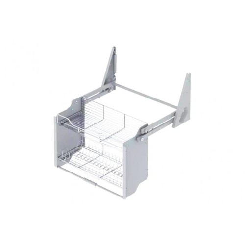 Сушарка для посуду Starax висувна на механізмі хром L-600мм - 13118.